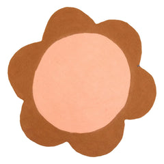 Muskhane - Rosa | Alfombra de fieltro Daisy