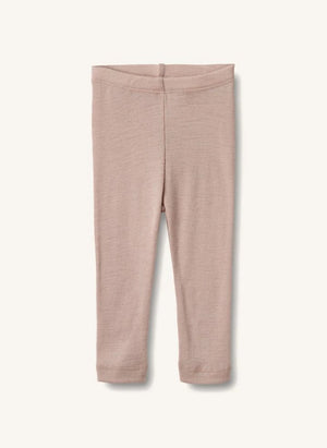 Wheat - Leggings de lana Agi | Rosa polvo