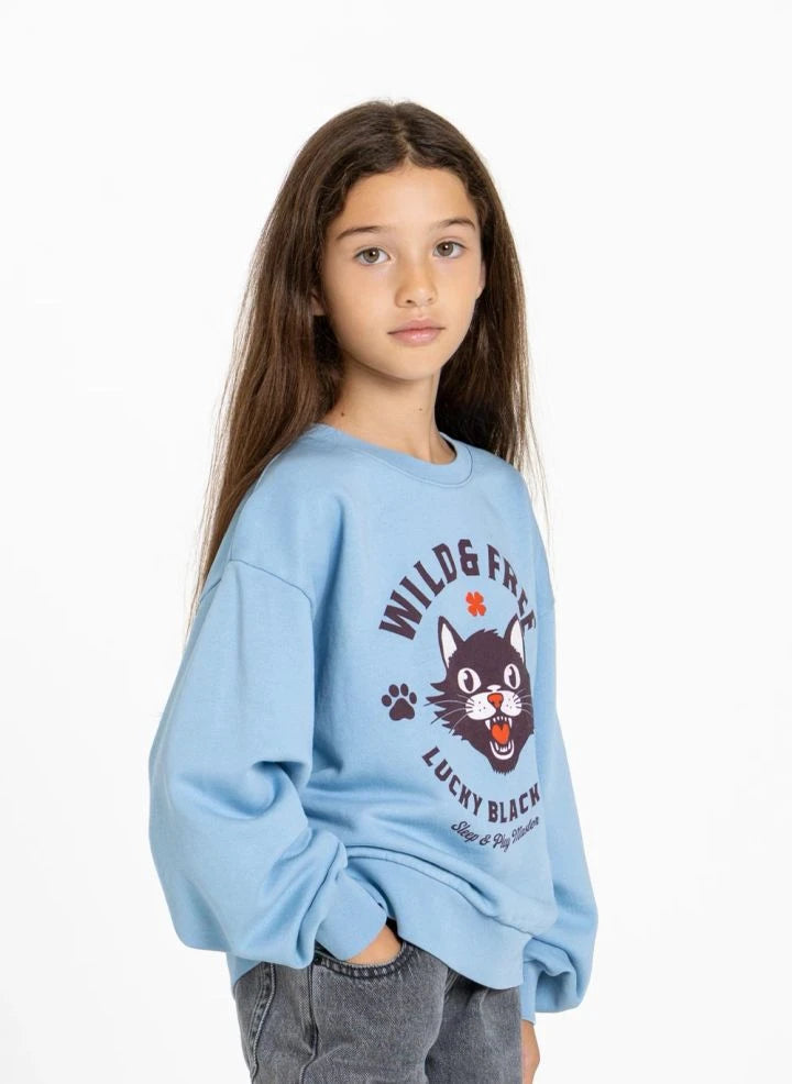 Finger in the nose - Alma Sweatshirt | Azul Claro