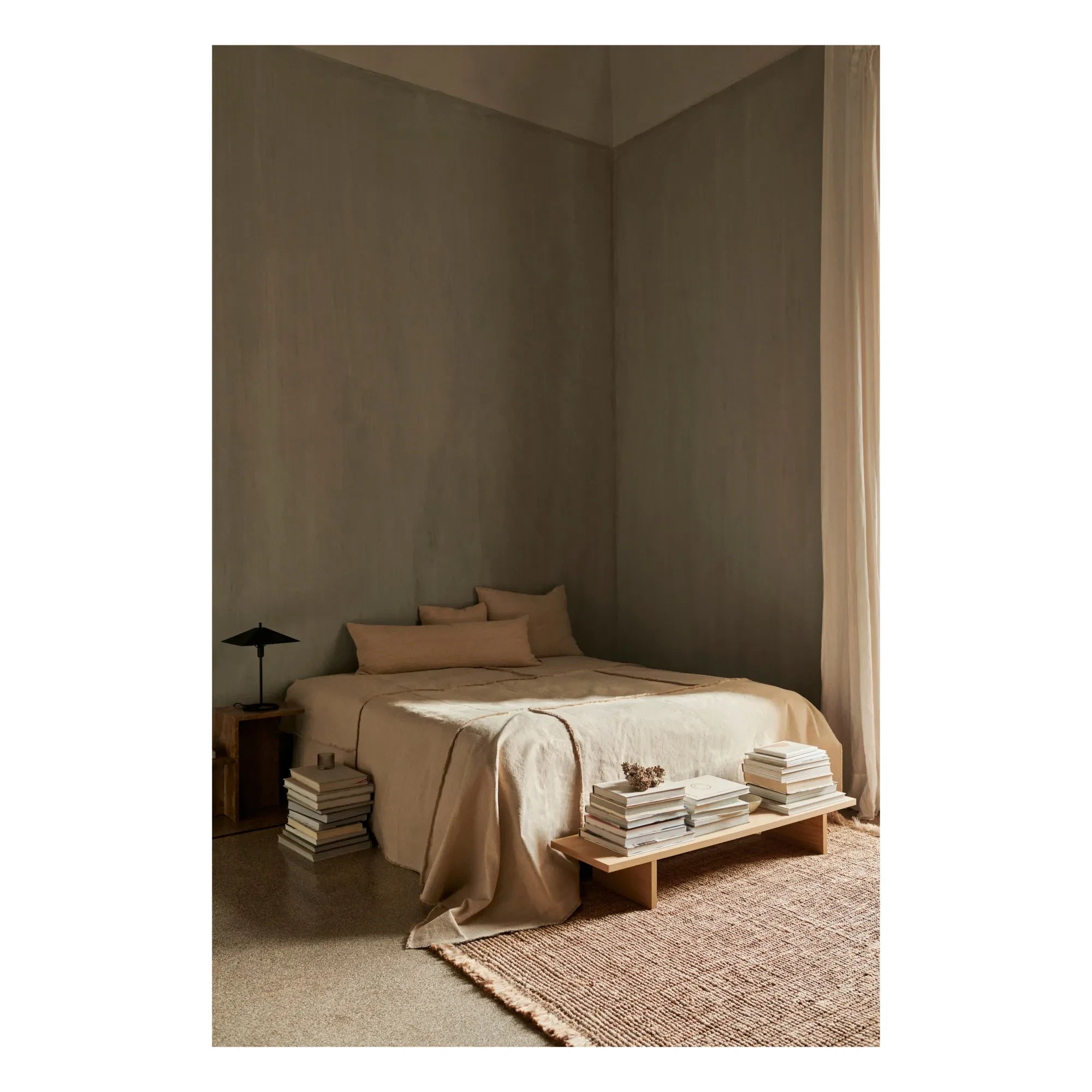 Ferm Living - Colcha Offset Crudo