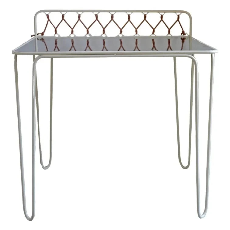 Honoré - Escritorio Croisette de Acero Inoxidable | Beige