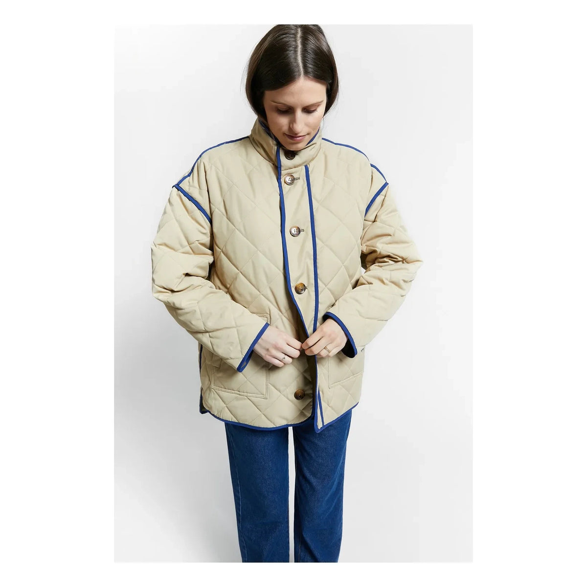 Indee - Chaqueta reversible Warmup | Verde oliva