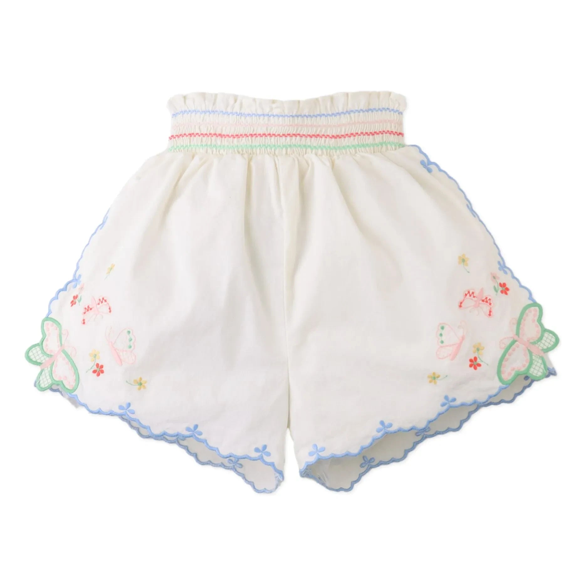 Gingersnaps - Shorts bordados Jisoo | Blanco