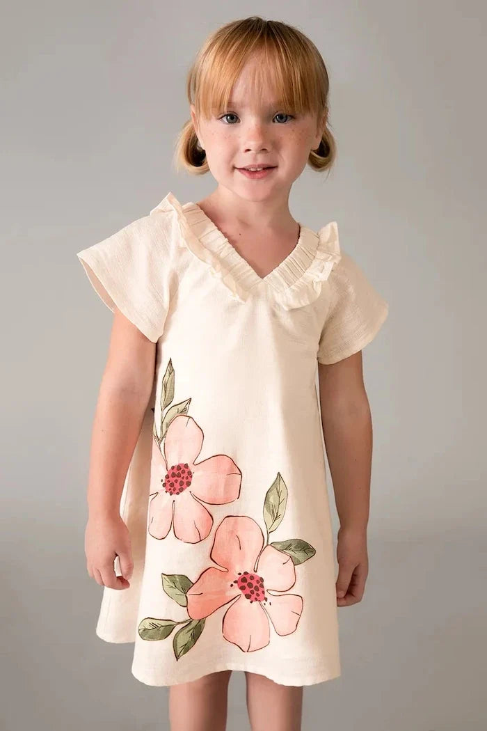 Vestido de lino Mayoral para niños