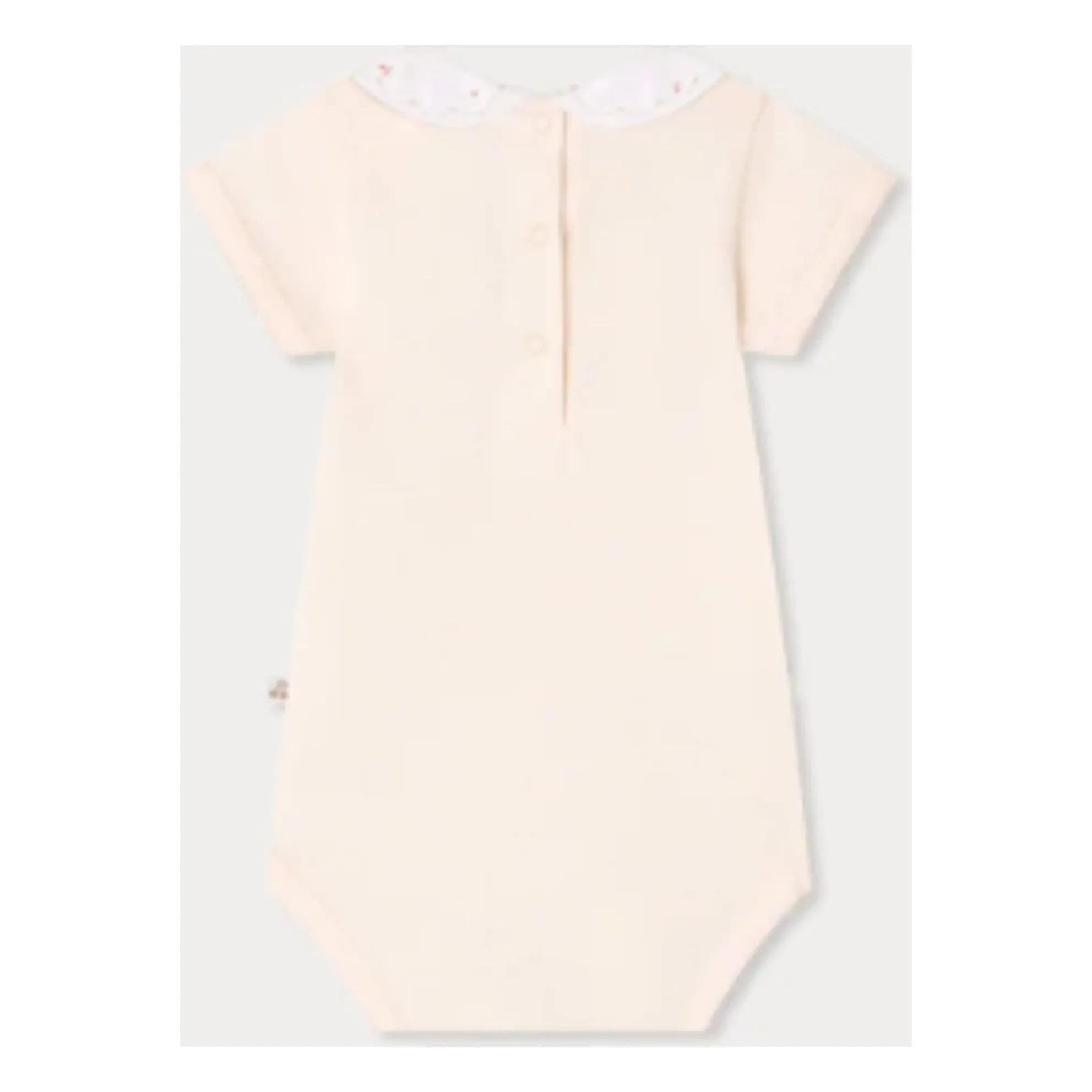 Bonpoint - Body de cisne de algodón orgánico | Rosa empolvado
