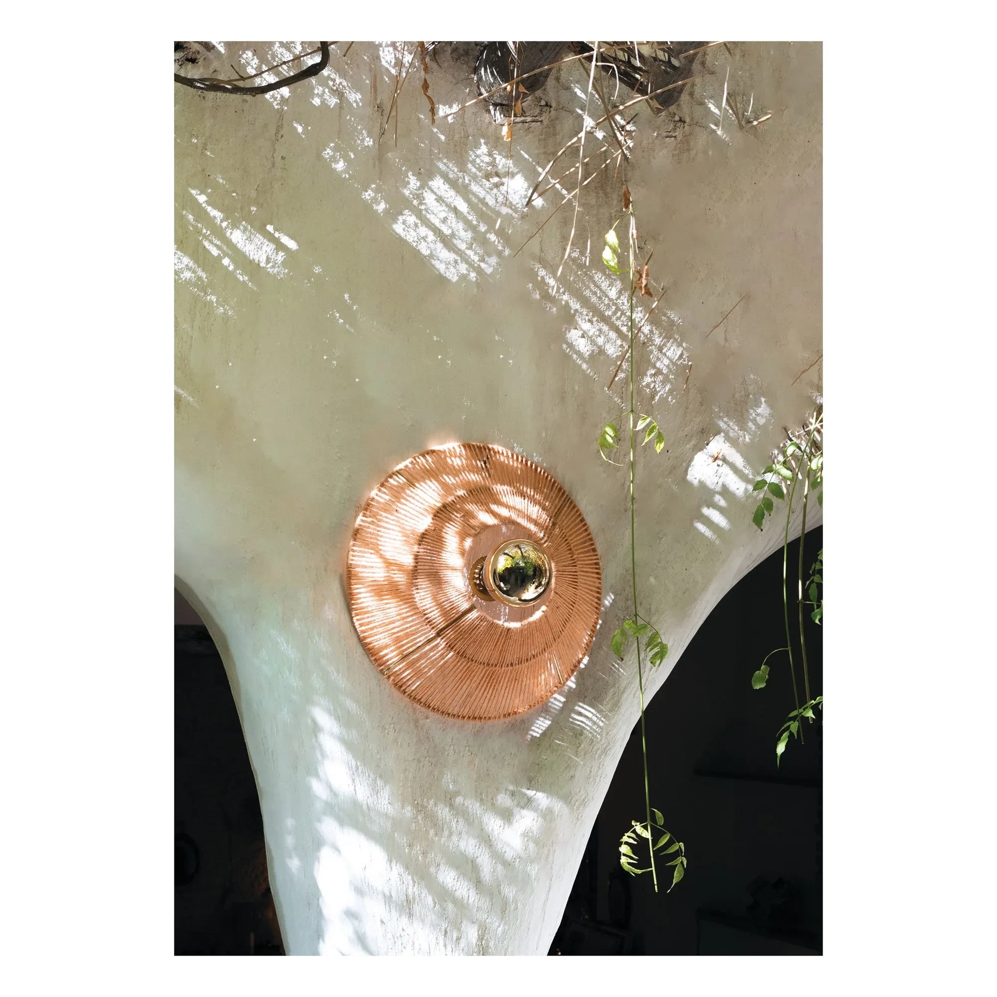 Honoré - Lámpara de pared de lana Virgo | Coral