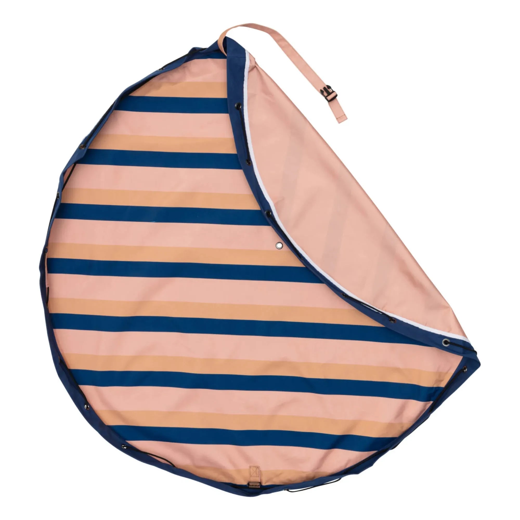 Play and Go - Noomad bolsa/alfombra de exterior - Rayas moca