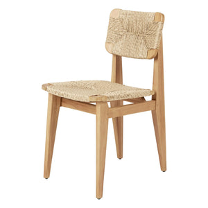 Gubi - Silla de exterior Marcel Gascoin con asiento de cuerda