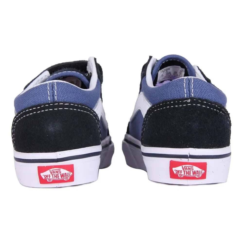 Vans - Zapatillas Old Skool con Cierre de Velcro | Azul Marino