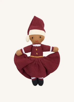 Fabelab - Muñeca Mrs. Claus de Tamaño de Mano | Rojo
