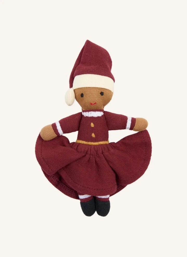 Fabelab - Muñeca Mrs. Claus de Tamaño de Mano | Rojo