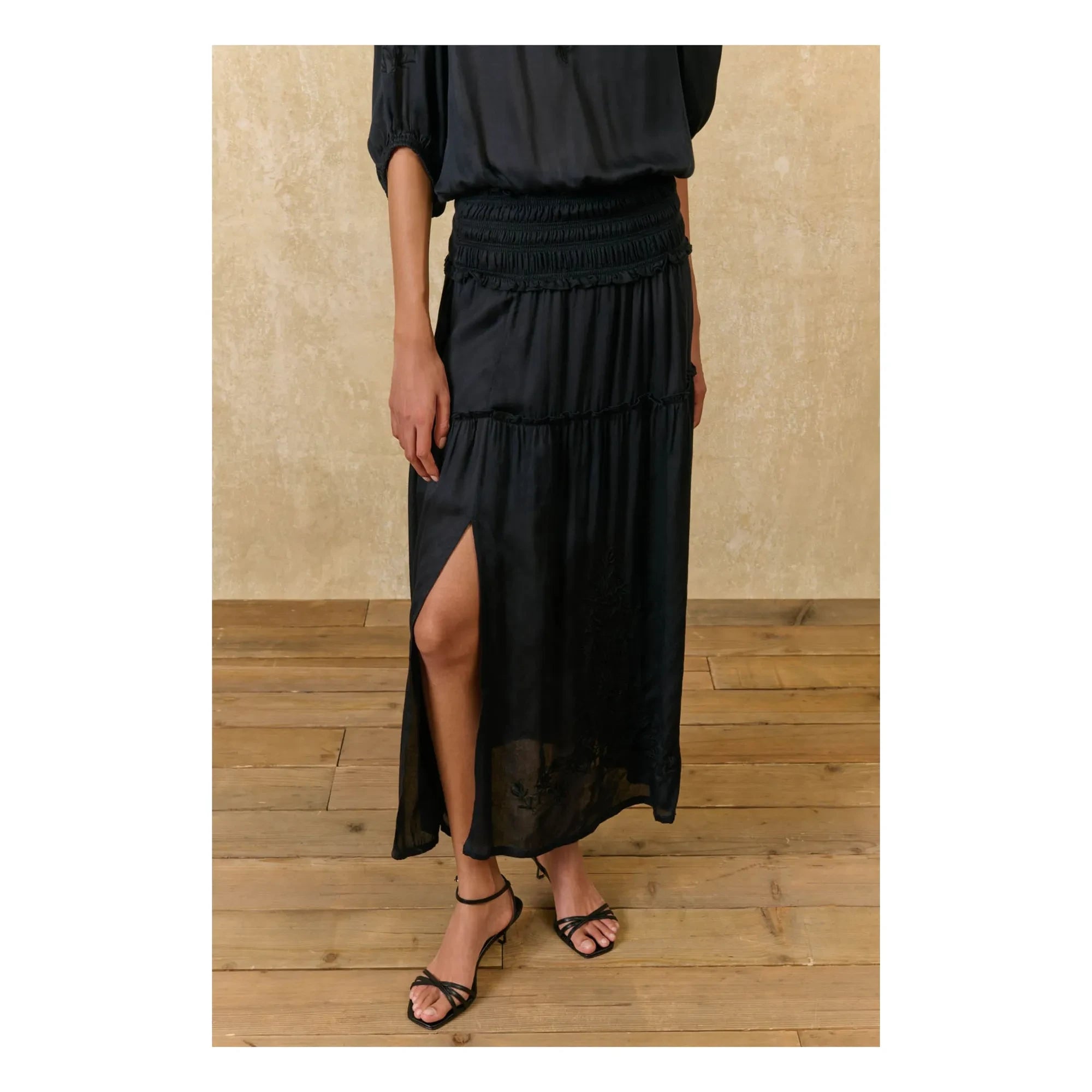 Louise Misha - Falda Polly | Negro