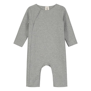Gray Label - Pelele de algodón orgánico | Gris jaspeado