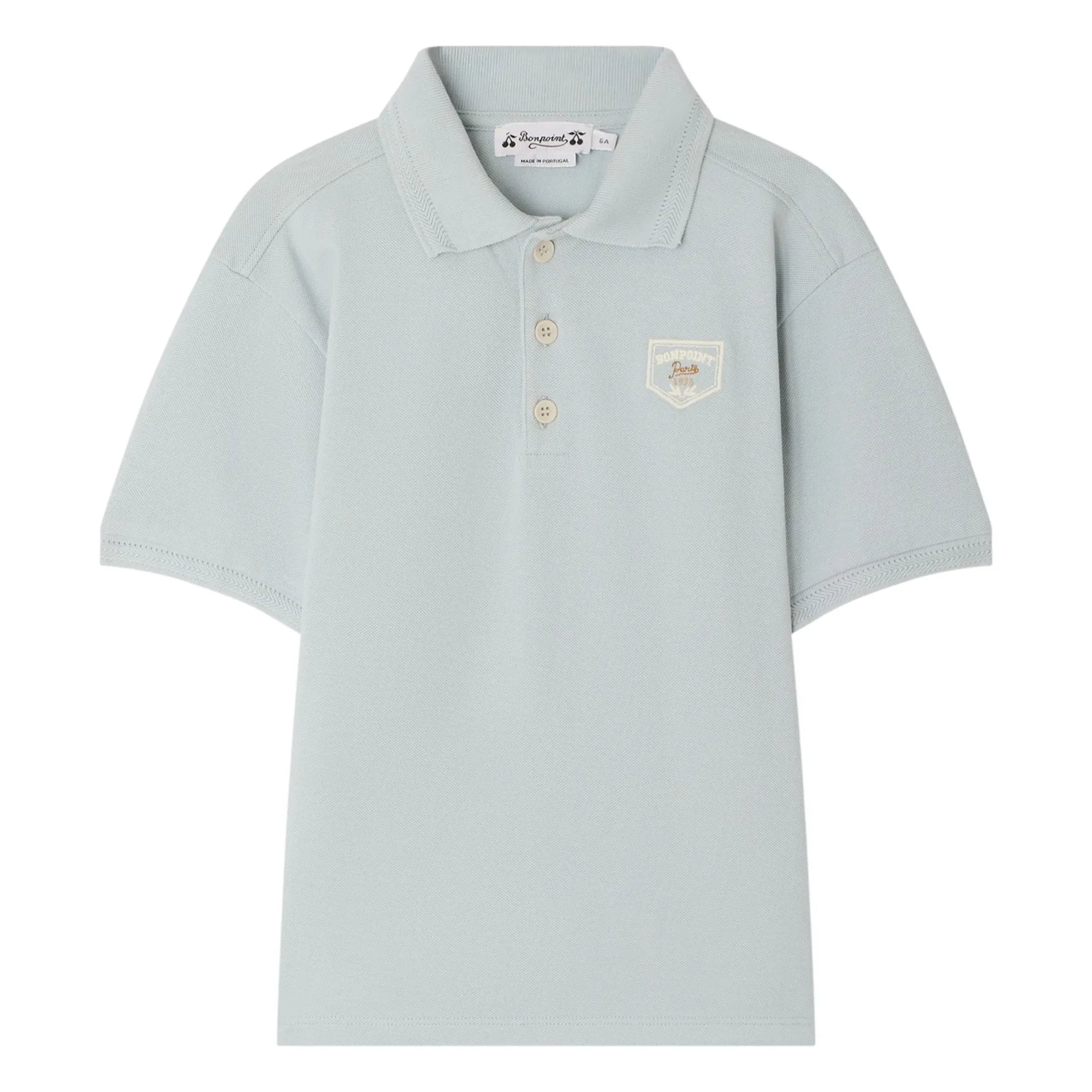 Bonpoint - Polo de algodón orgánico Lorris | Azul claro