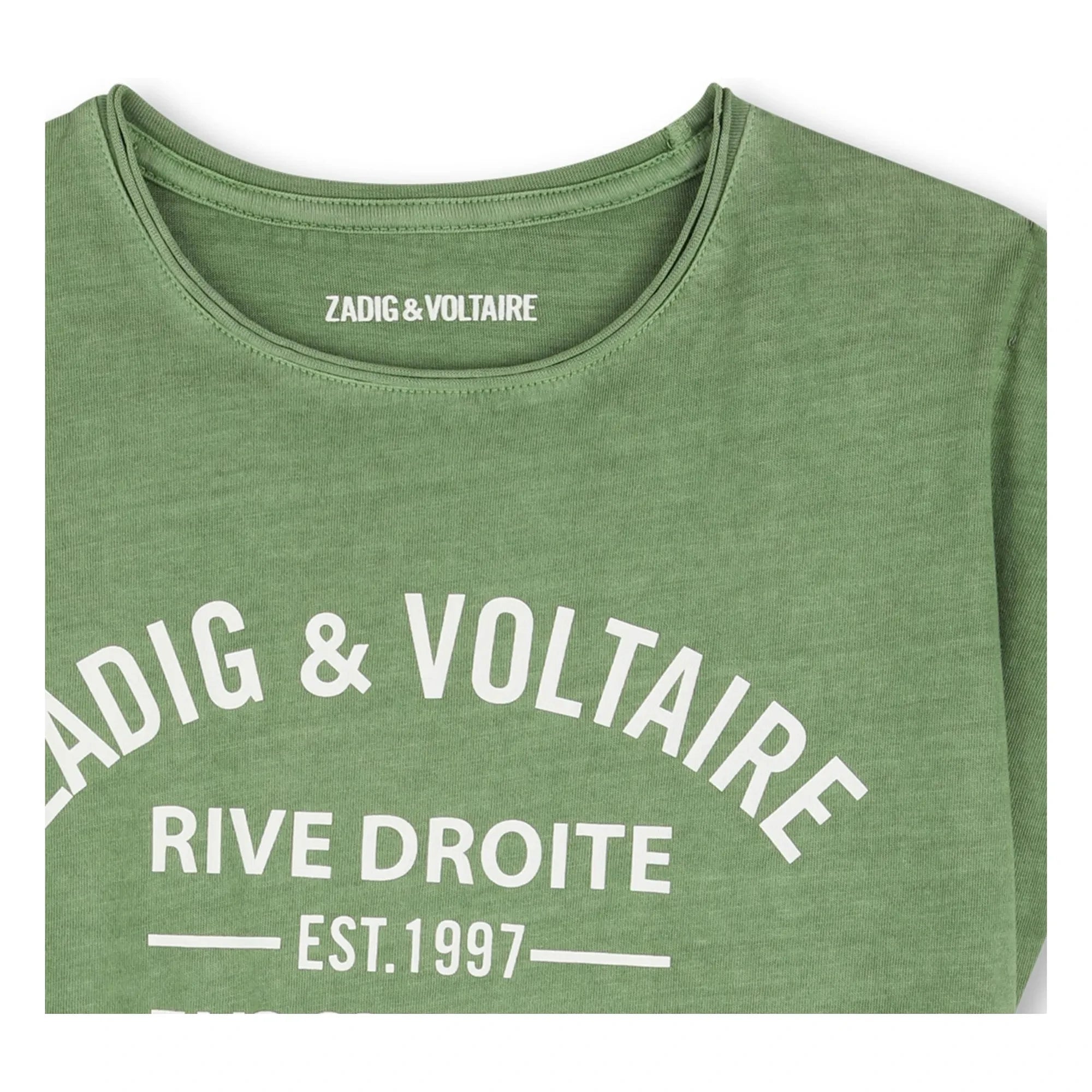 Zadig & Voltaire - Camiseta Logo Art Is Truth | Verde