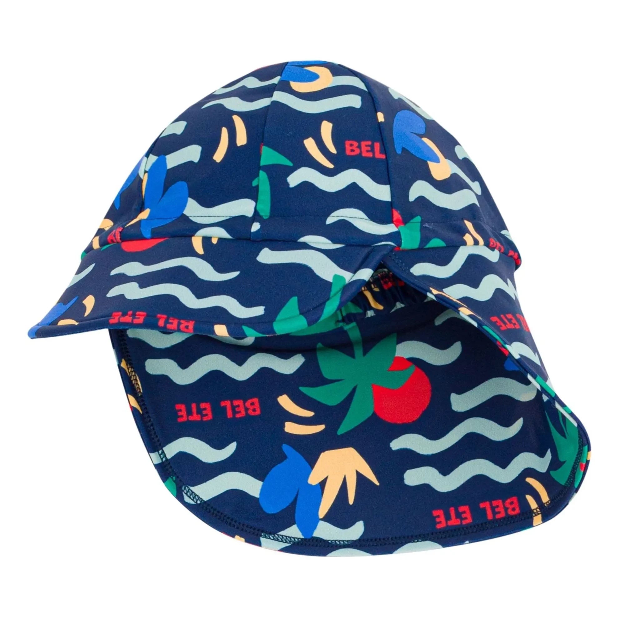 Petit Bateau - Sombrero con protección UV Bel Eté Fibras recicladas | Azul noche