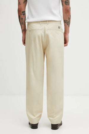 Pantalones de algodón Fred Perry para hombre