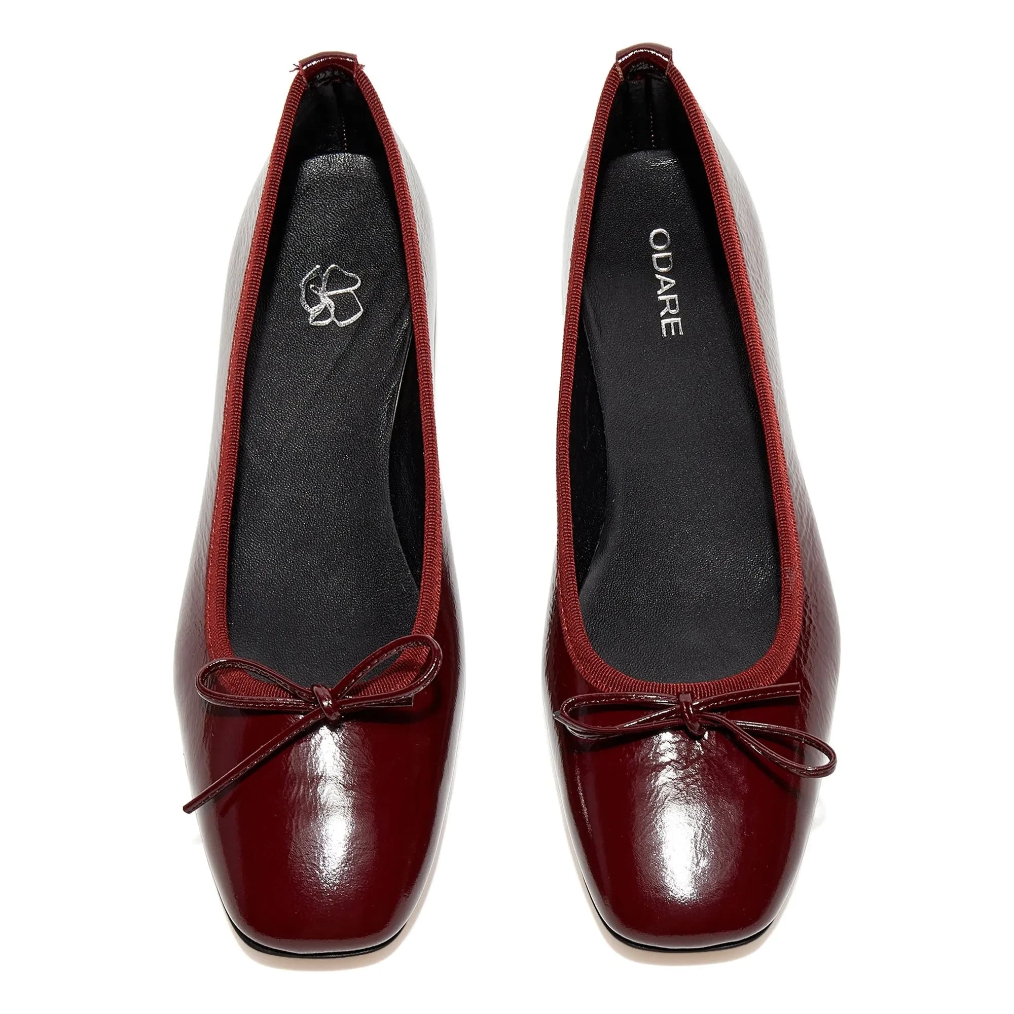 Odare - Bailarinas Perla Venice | Rojo oscuro