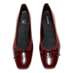 Odare - Bailarinas Perla Venice | Rojo oscuro