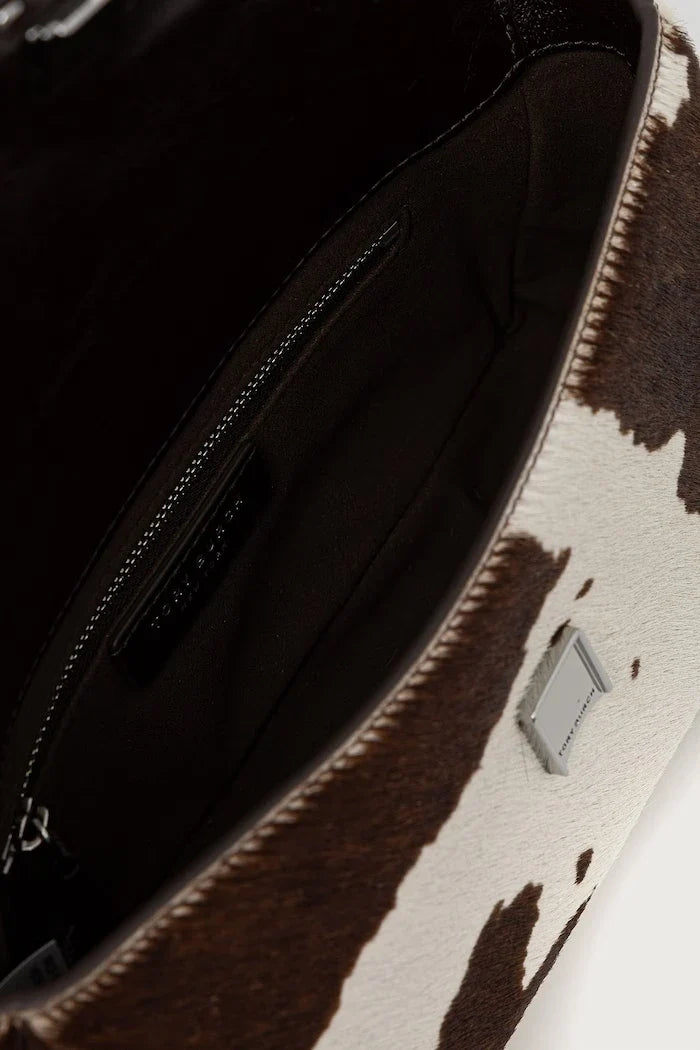 Bolso bandolera de piel Tory Burch Charlie para mujer