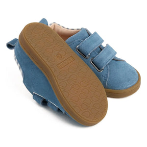 Zapatillas rayadas de gamuza Lazare - Mahaut | Azul denim