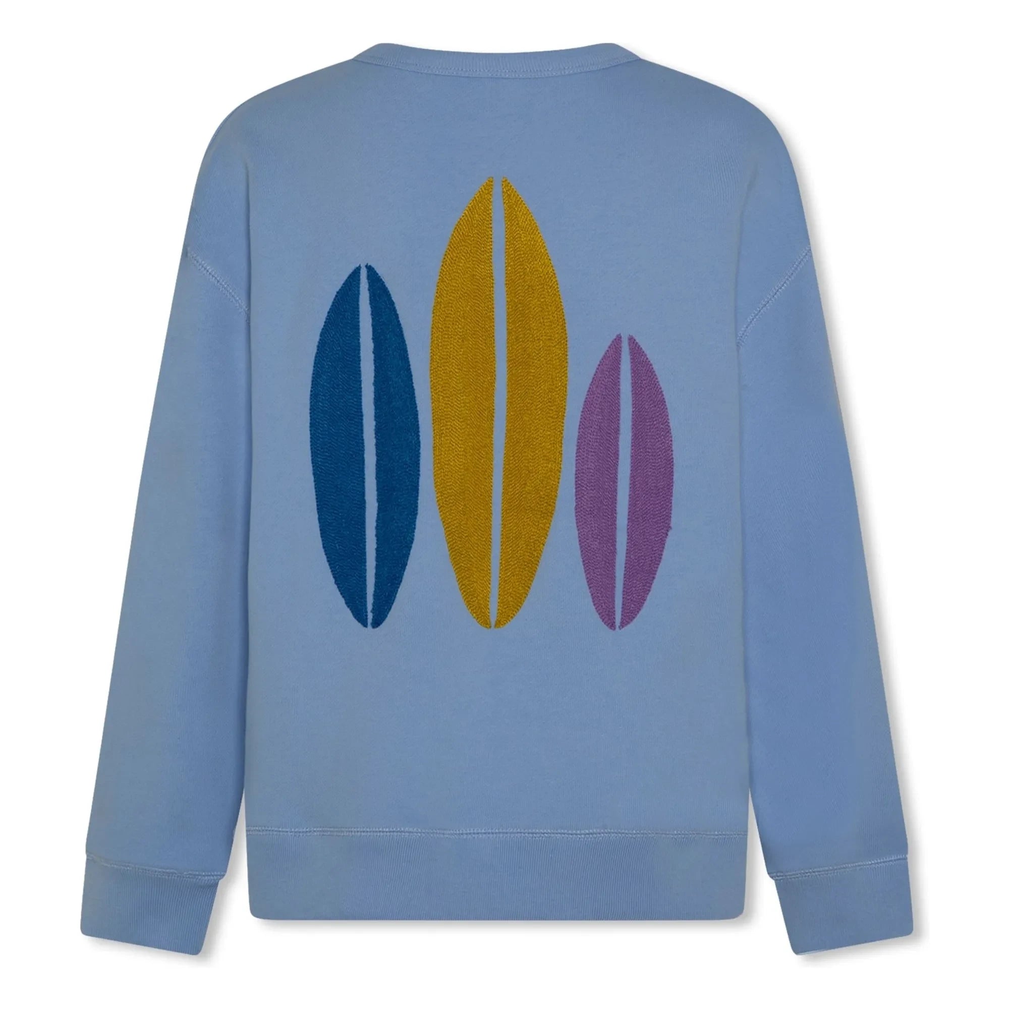 AO76 - Sudadera de algodón reciclado Oscar | Celeste