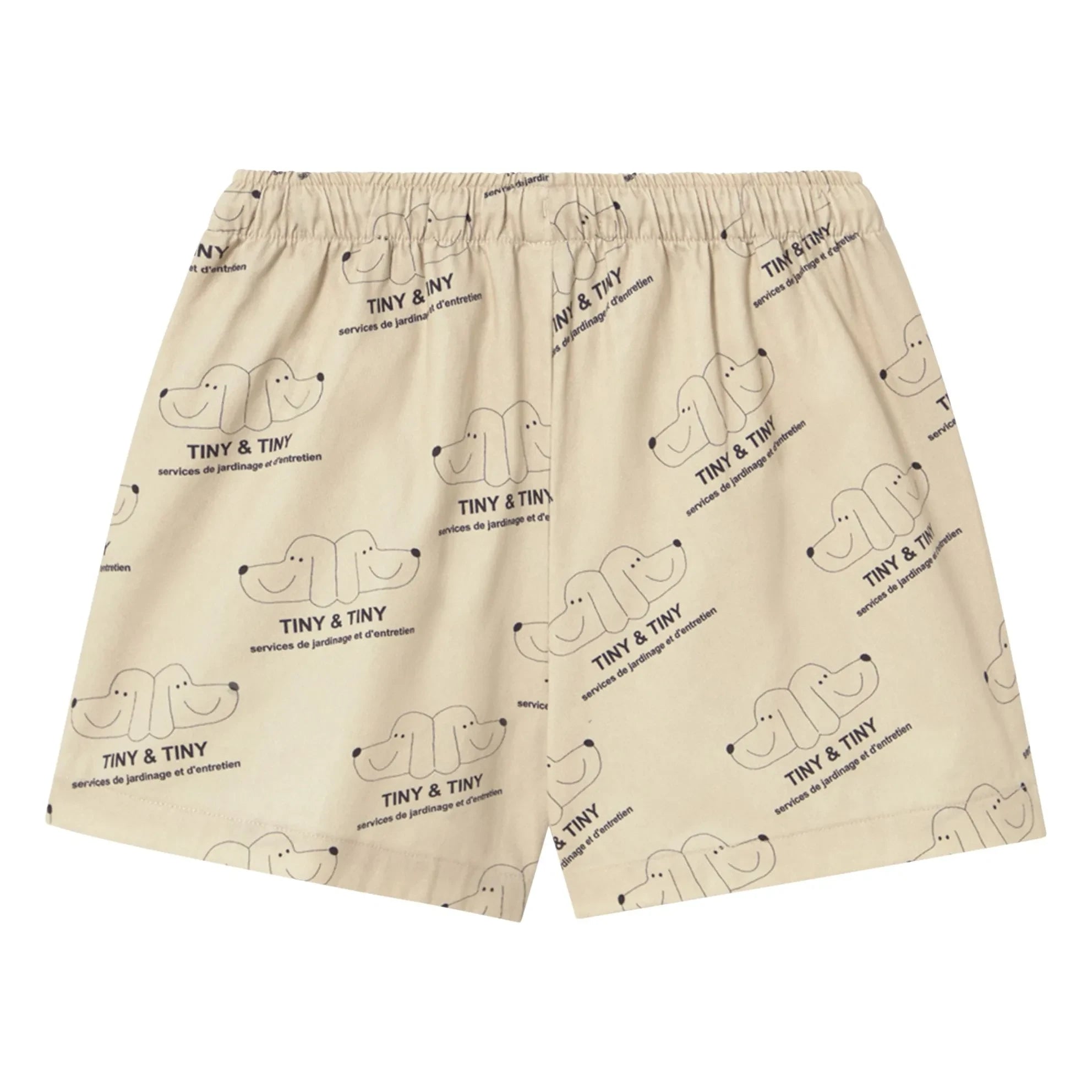 Tinycottons - Pantalones cortos Tiny & Tiny Twill | Beige