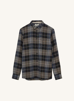 Anerkjendt - Camisa Akkonrad a Rayas de Fibras Recicladas | Índigo