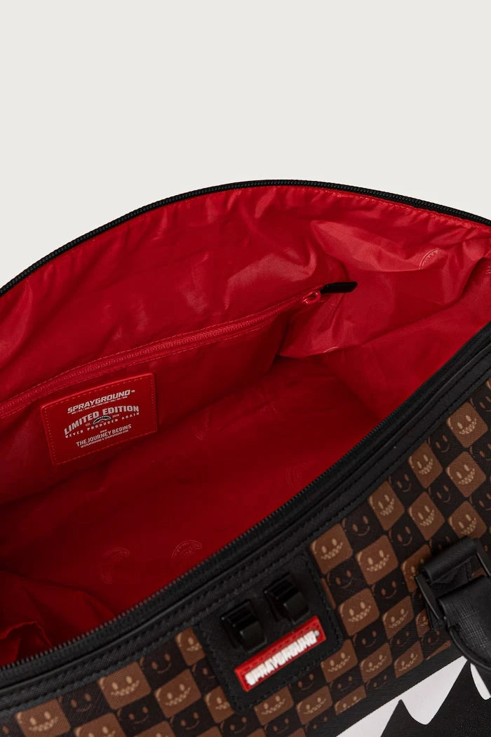 Sprayground - Bolsa de Viaje Marrón de Tiburones en París 910D9306NSZ