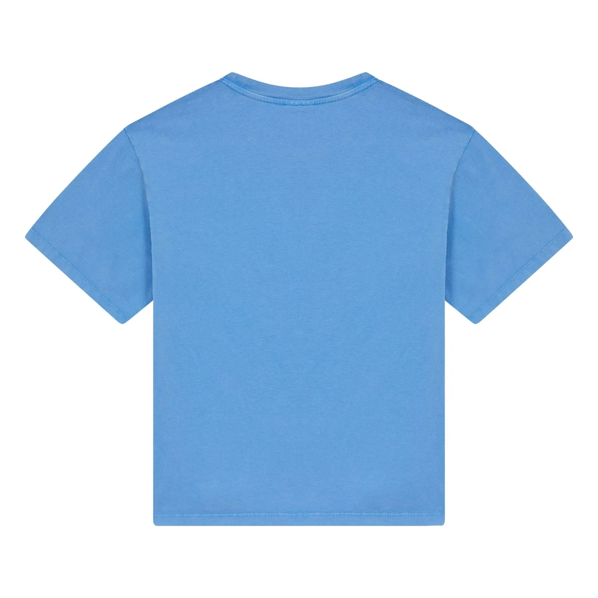 Camiseta de algodón orgánico Nils para niño de Smallable | Azul real