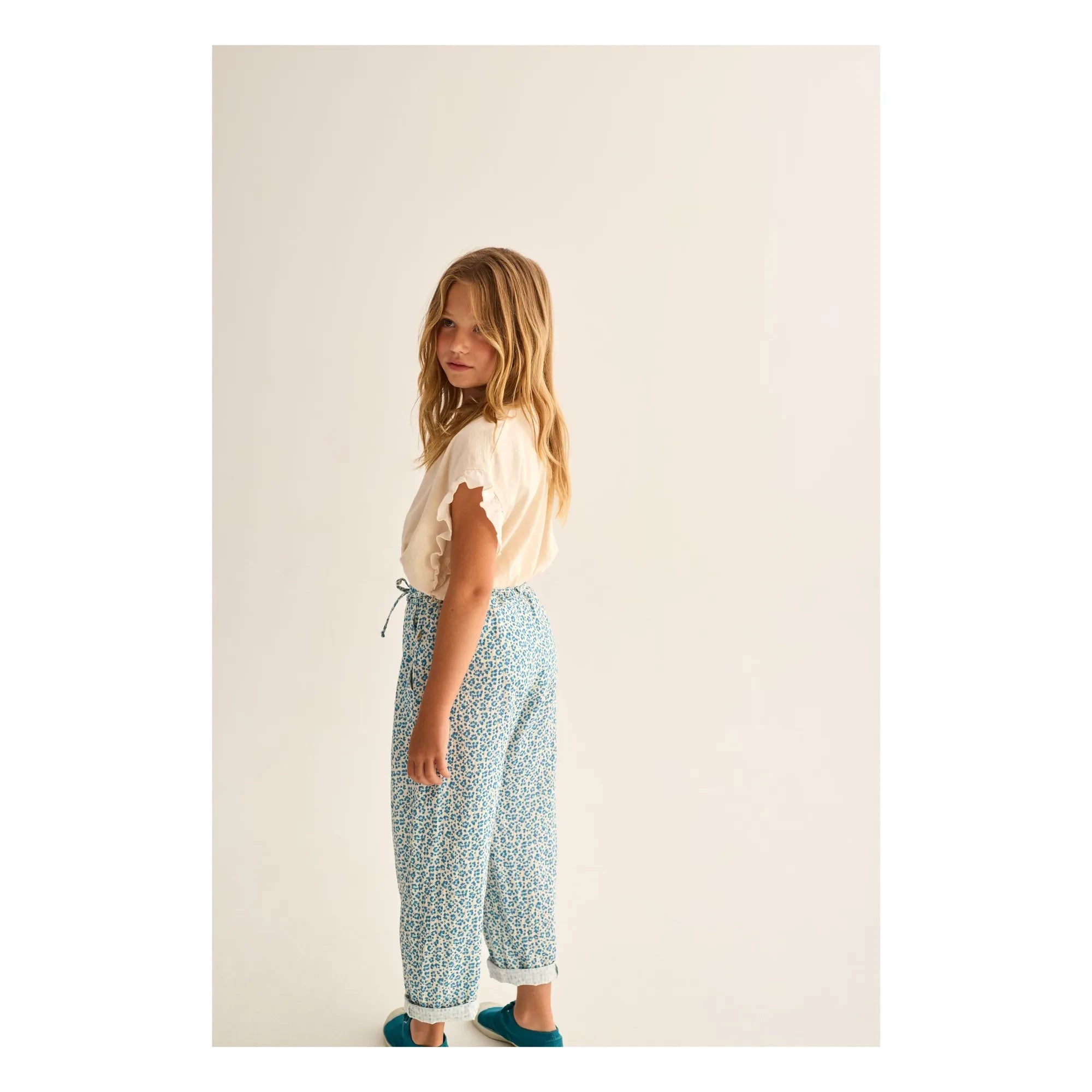 Cozmo - Pantalones Bella Leopardo | Turquesa