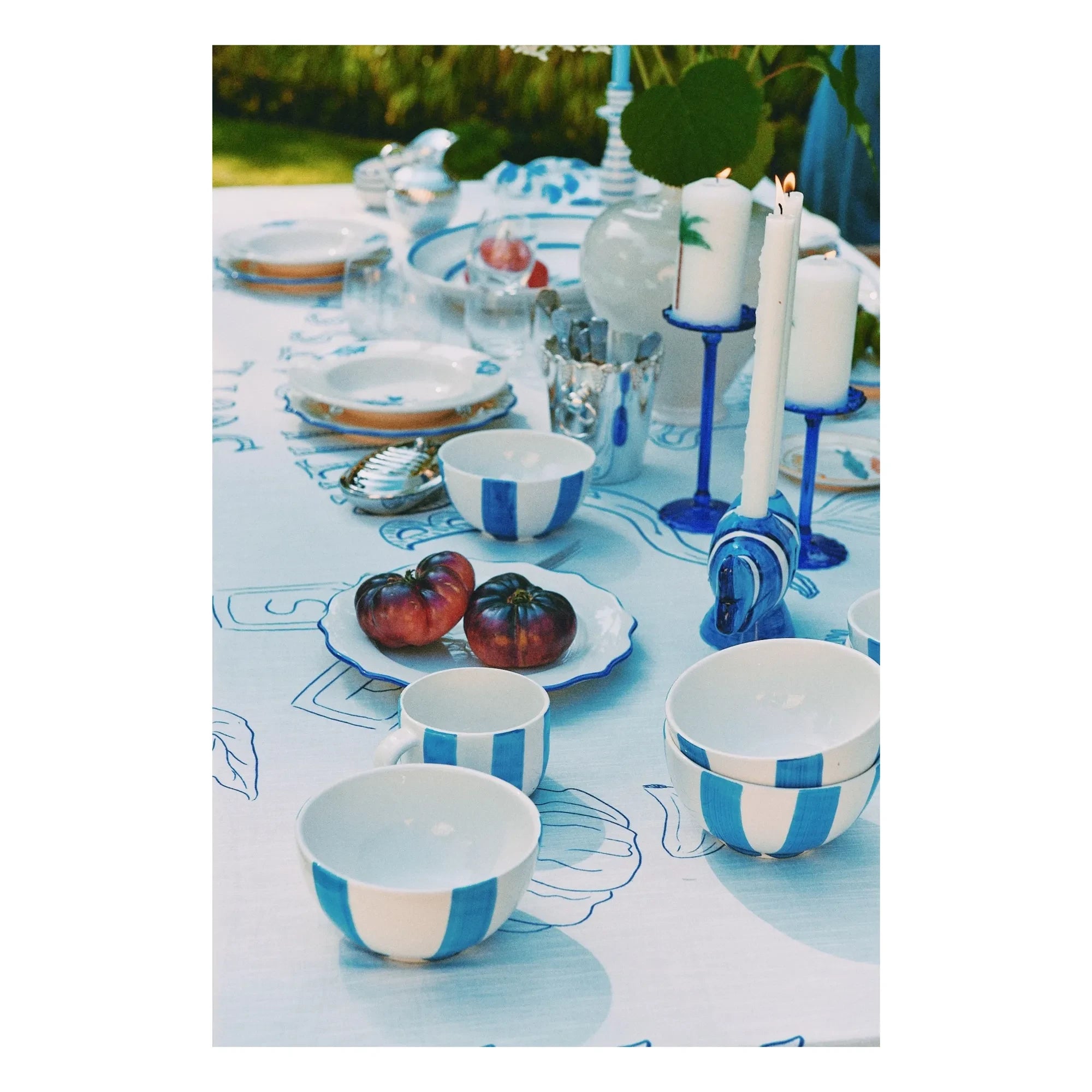Anna + Nina - Candelabro de pez payaso | Azul