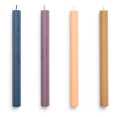 Hay - Velas Hexagonales Oscuras - Set de 4