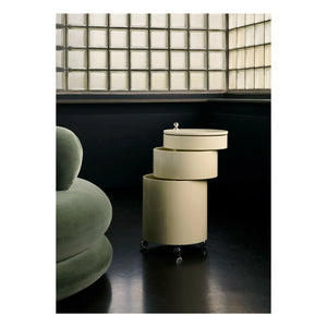 Verpan - Unidad de almacenaje móvil Barboy - Serie Brillo | Crema