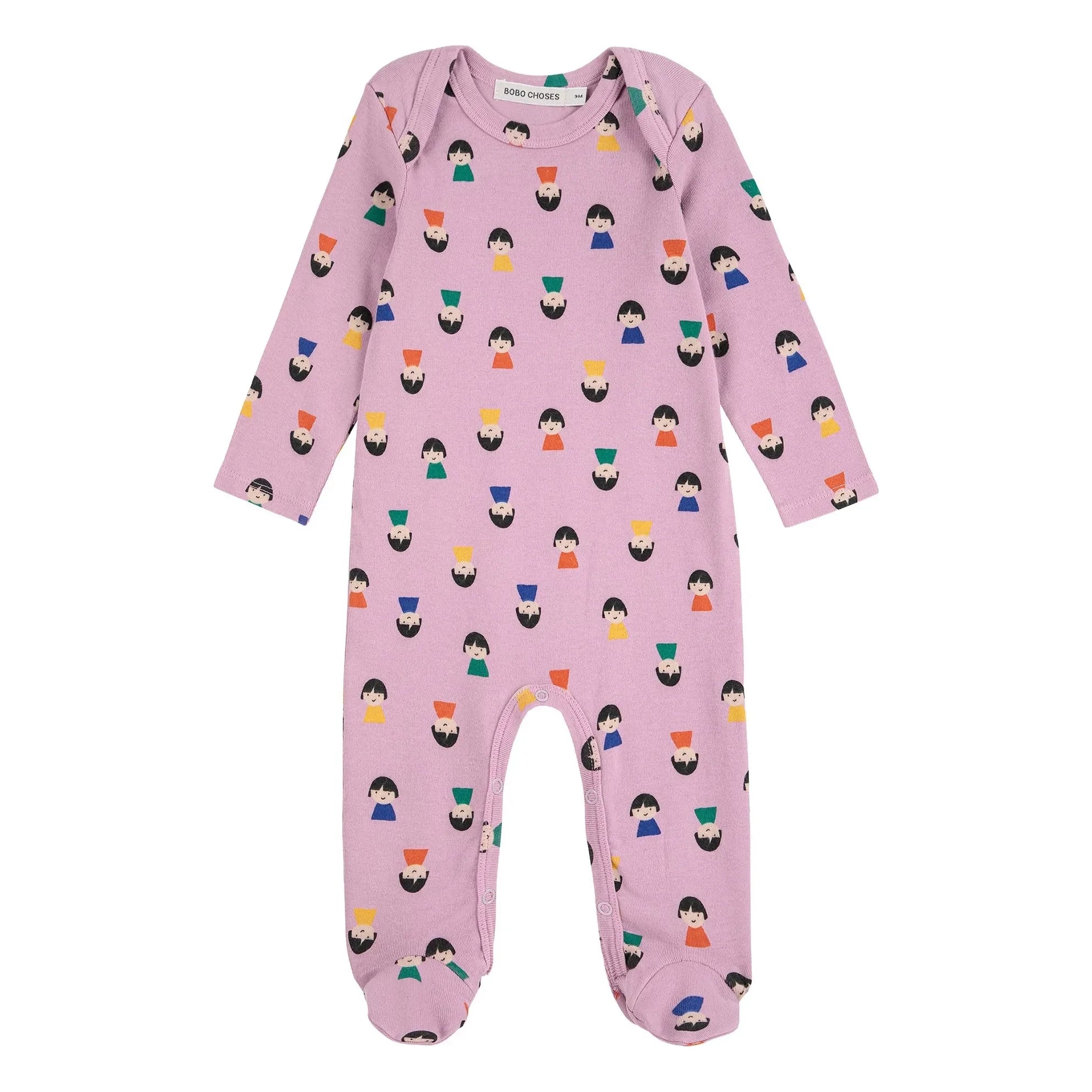 Bobo Choses - Conjunto de pijama largo y babero Pion | Lila
