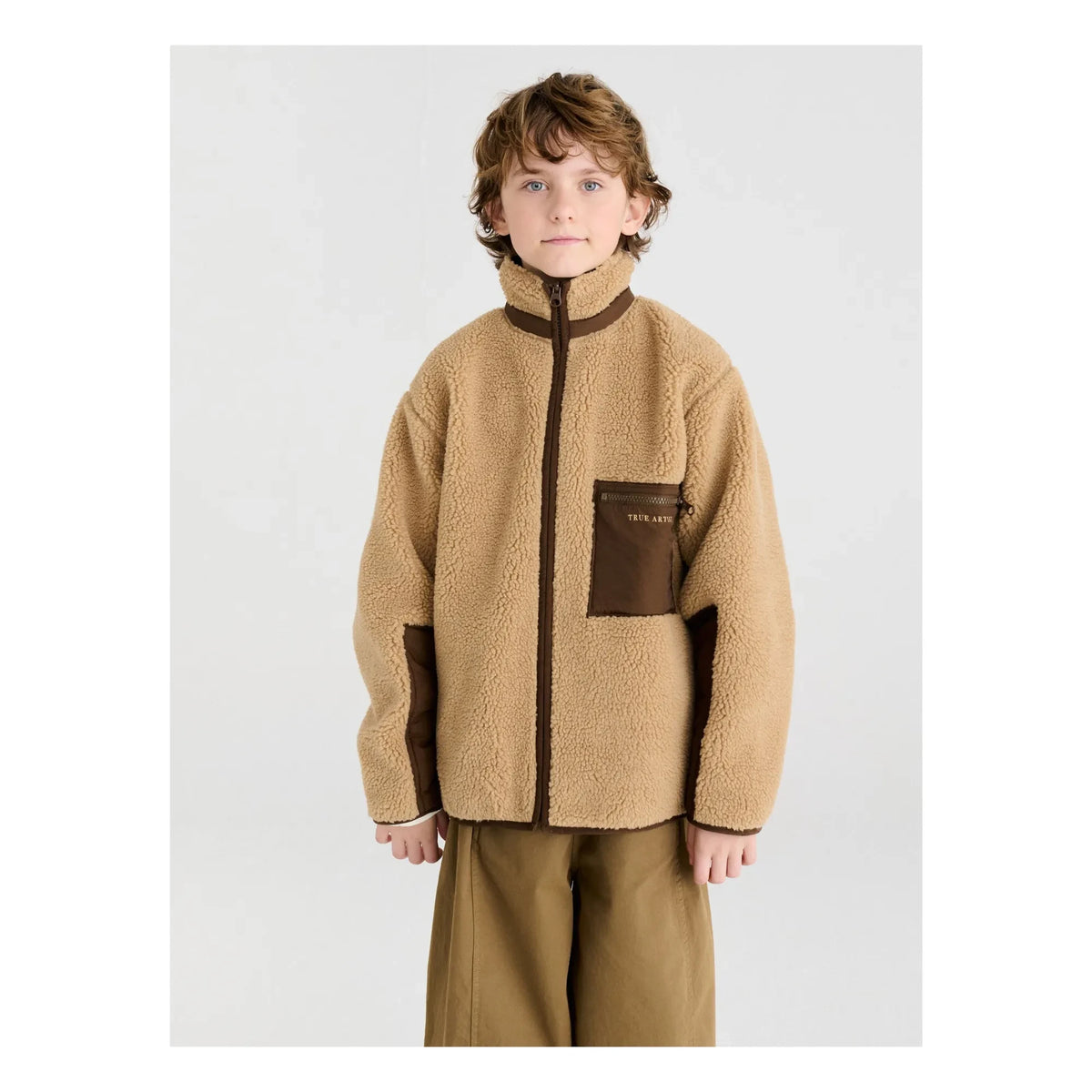 True Artist - Chaqueta Sherpa Reversible N°3 | Marrón
