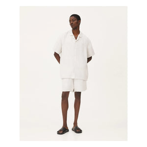 Noyoco - Camisa de lino Orleans | Gris claro
