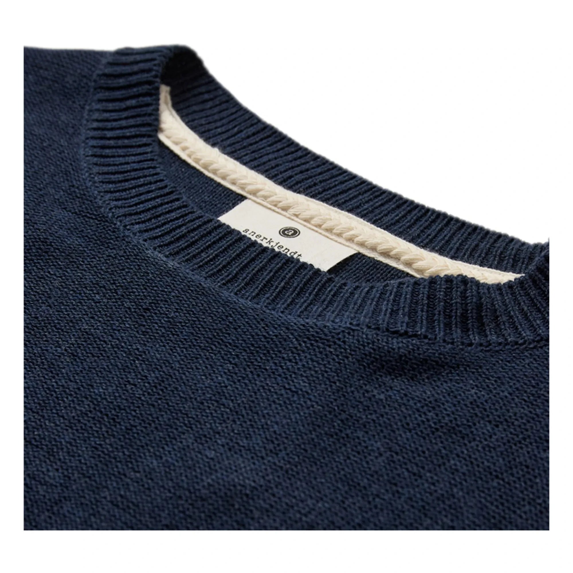 Anerkjendt - Jersey de algodón Akebbe | Azul oscuro