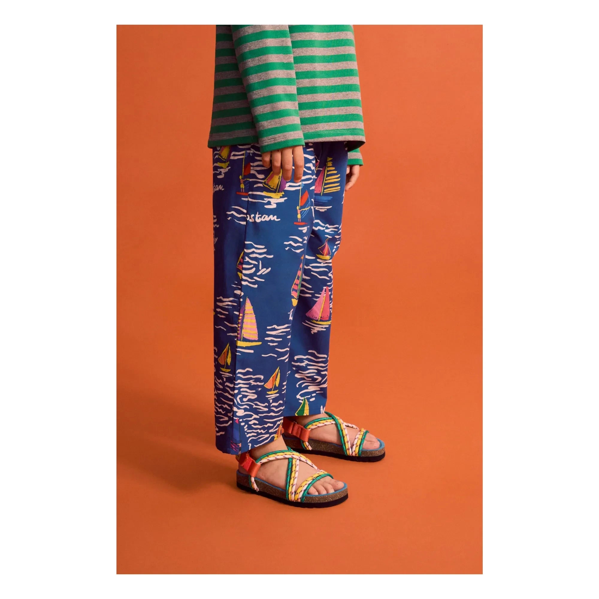 Maison Mangostan - Pantalones Sails | Azul marino