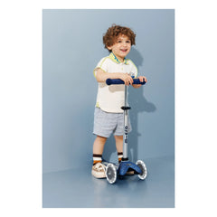Patinete Micro - Mini LED con purpurina | Azul