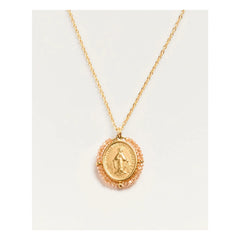 Collar brillante Palas - Santa María | Melocotón
