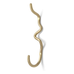 Ferm Living - Perchero de pared Curvature | Latón