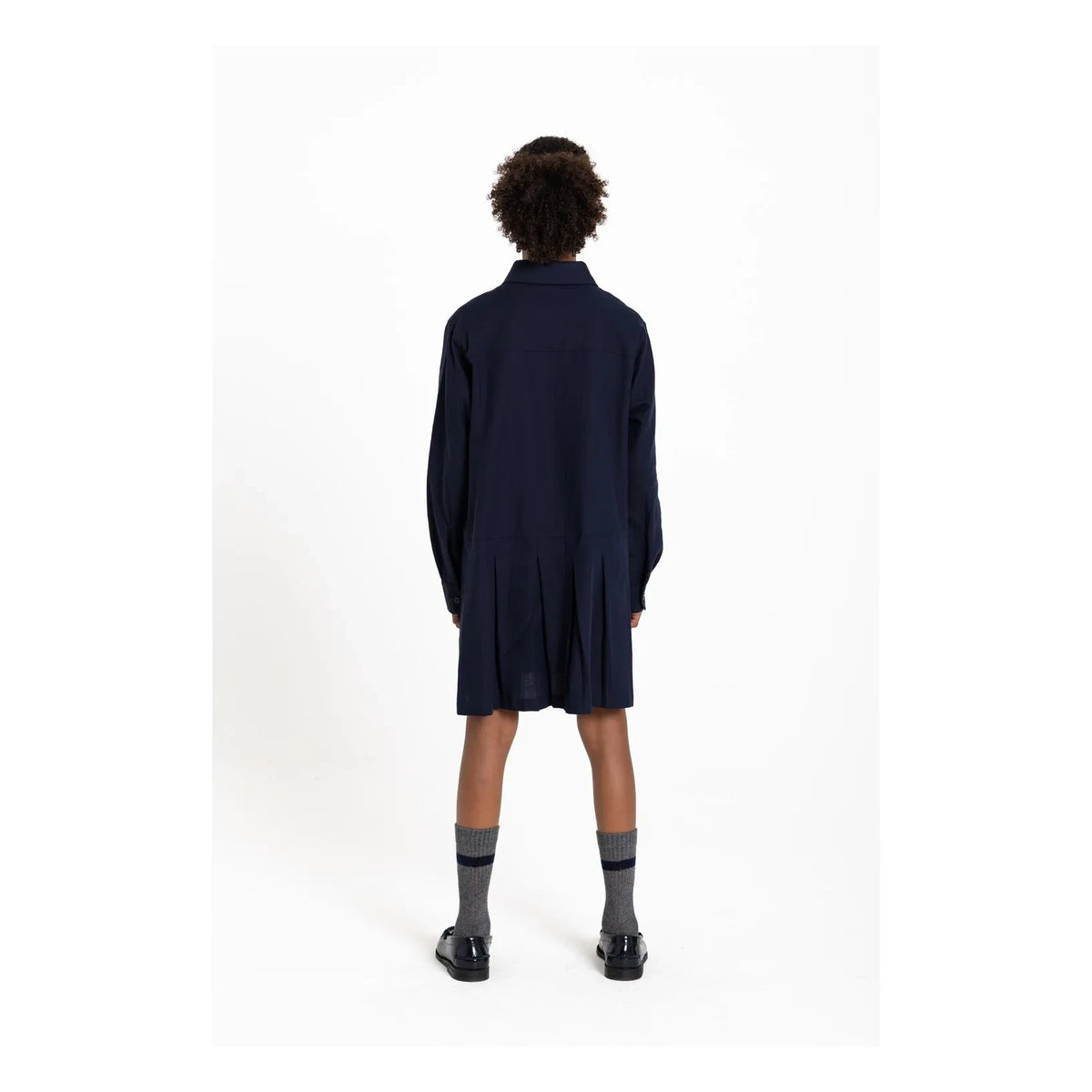 Smallable Kid - Vestido camisero Crown | Azul marino