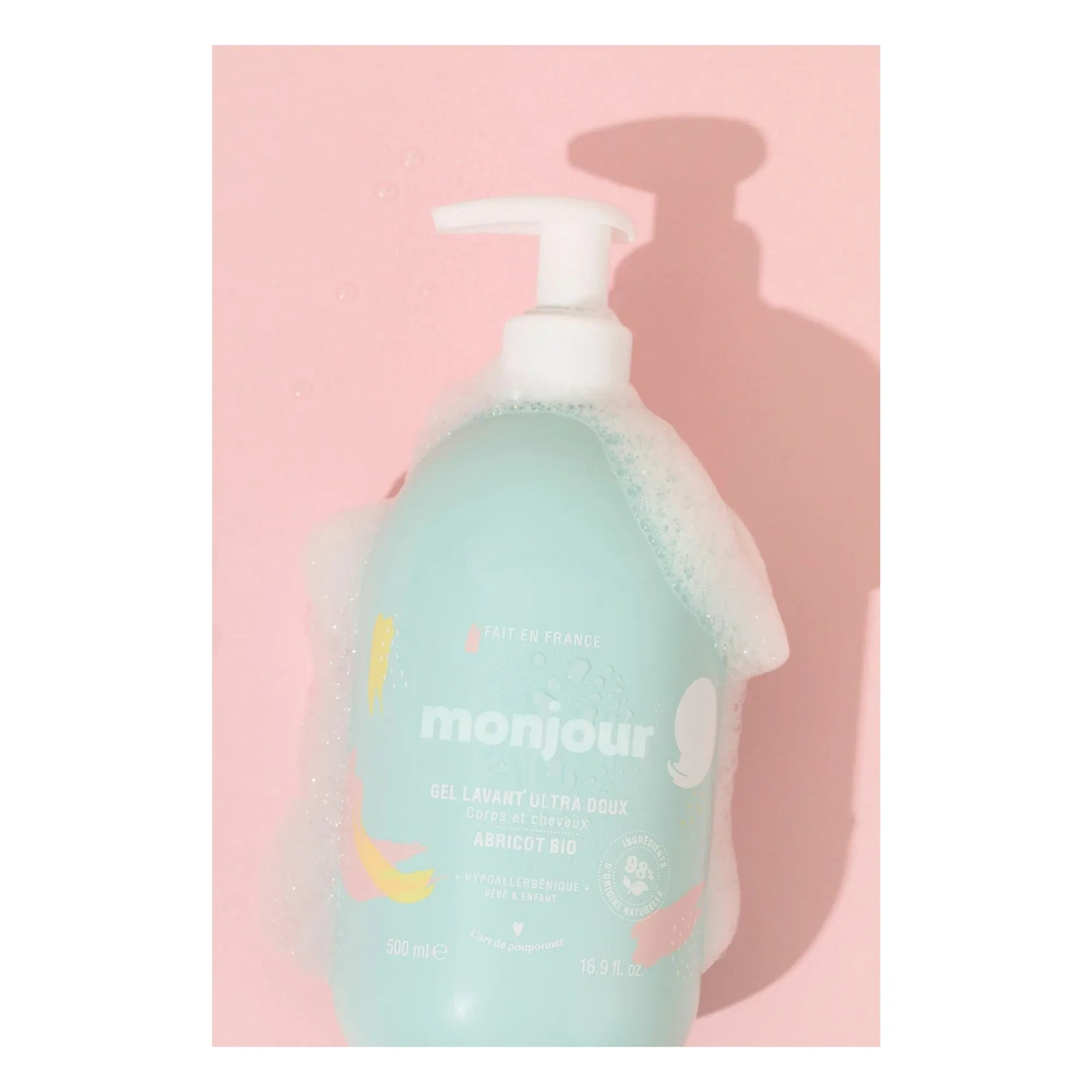 Monjour - Champú ultrahidratante para pelo y cuerpo - 500 ml
