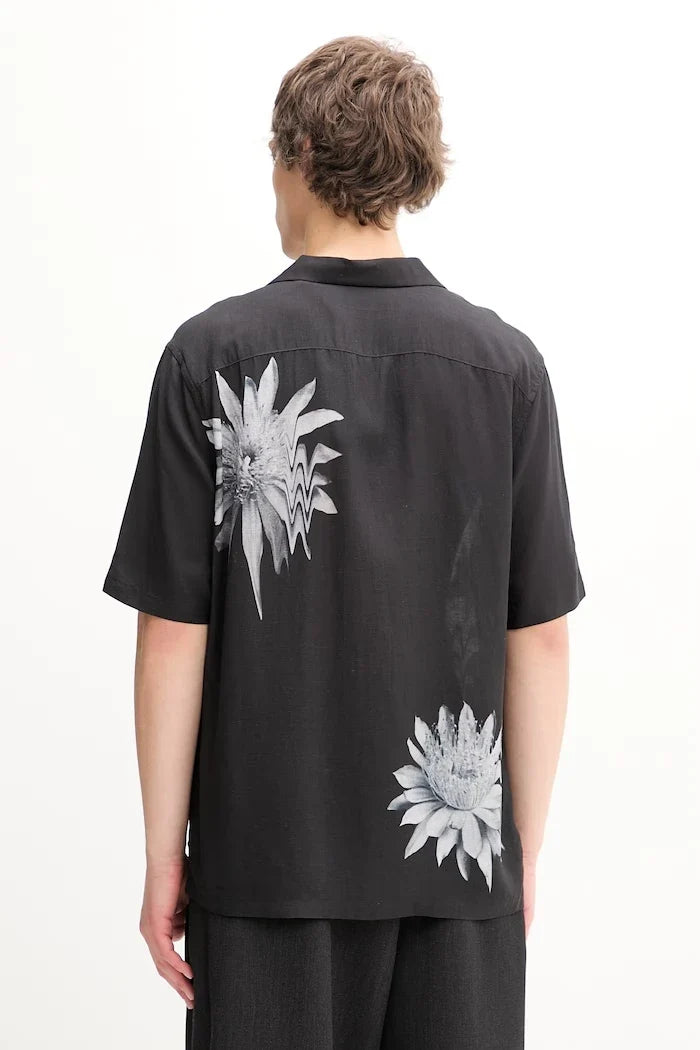 Camisa de lino AllSaints FLORAZE