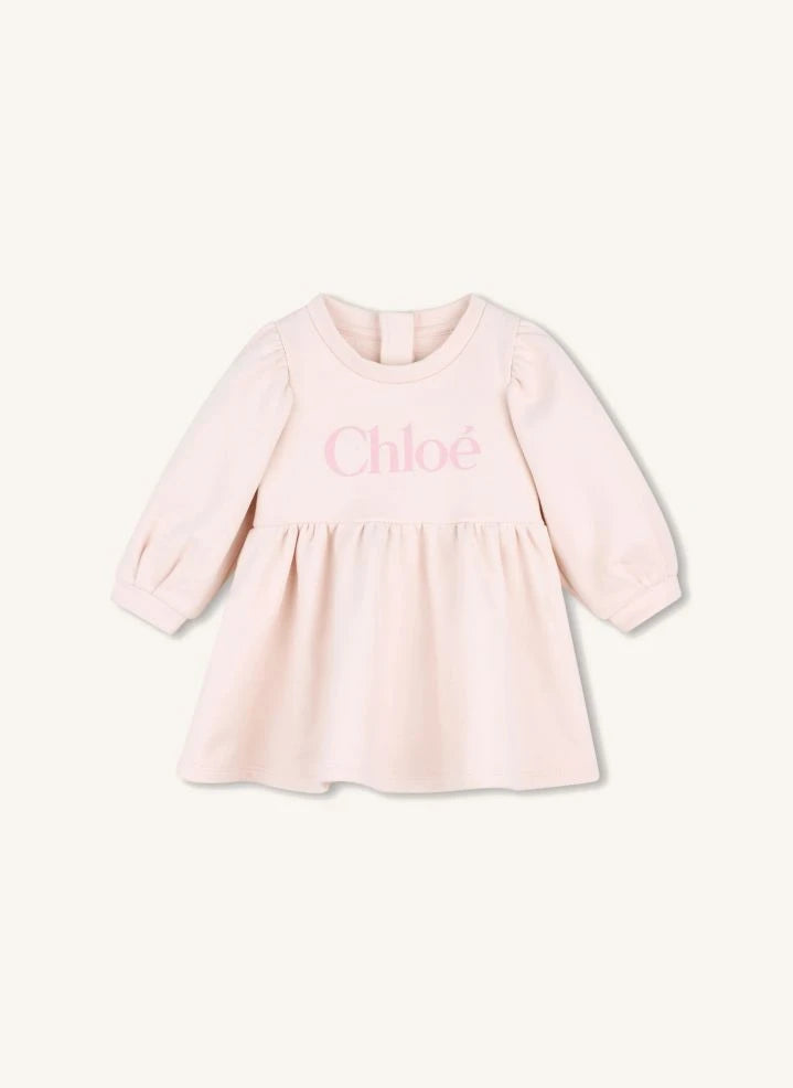 Chloé - Chloé vestido de forro polar de algodón orgánico | Melocotón