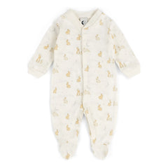 Sleepy Doe - Pijama con pies de conejo Algodón orgánico | Crudo