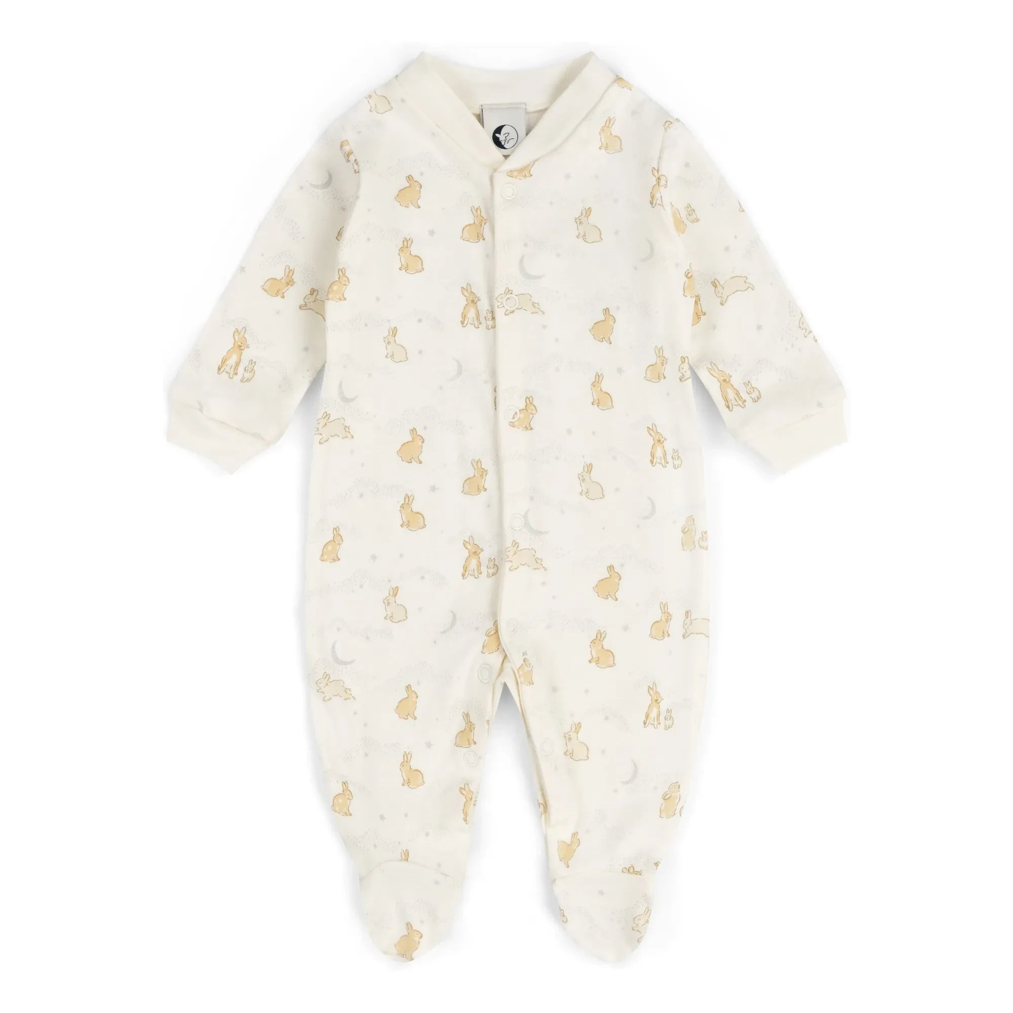 Sleepy Doe - Pijama con pies de conejo Algodón orgánico | Crudo