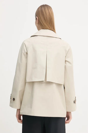 Trenca corta de algodón para mujer Barbour Maisy