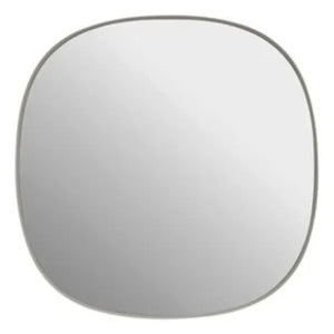 Muuto - Espejo de pared enmarcado 40x40 cm | Gris claro